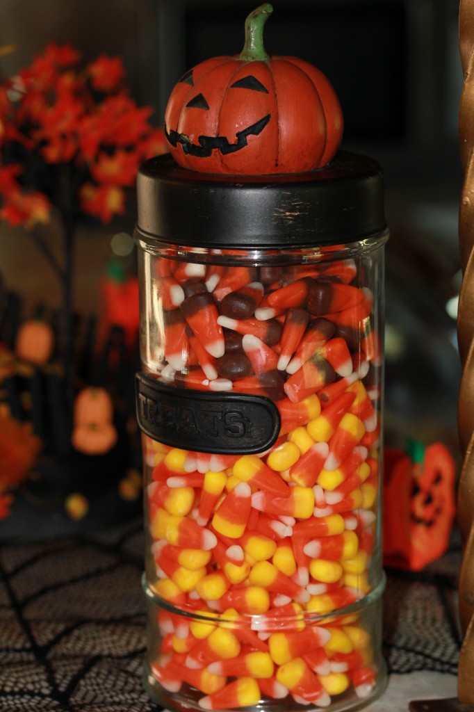 candy corn jar