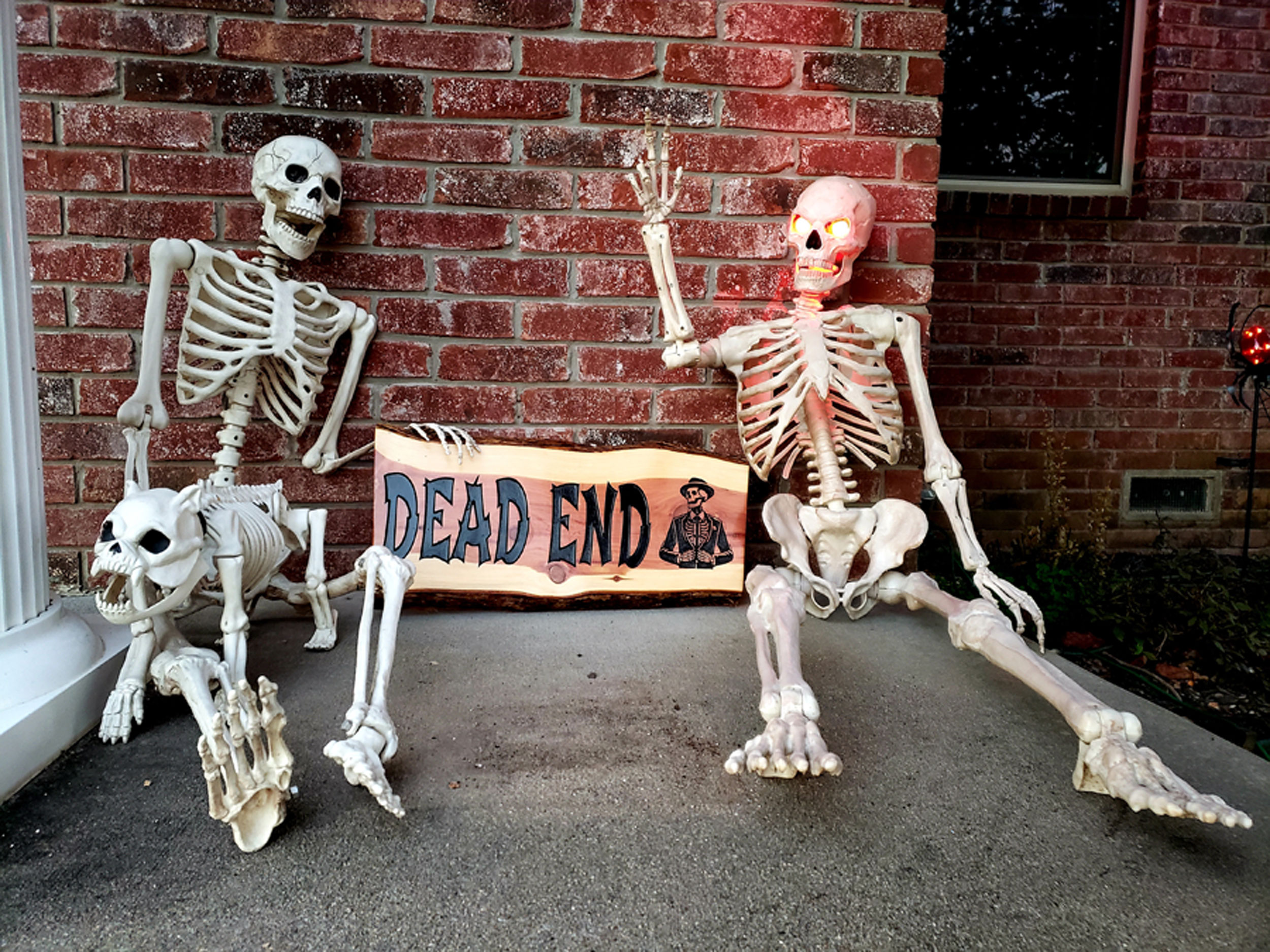 Custom wood art Gives Skelly A Personal Sign